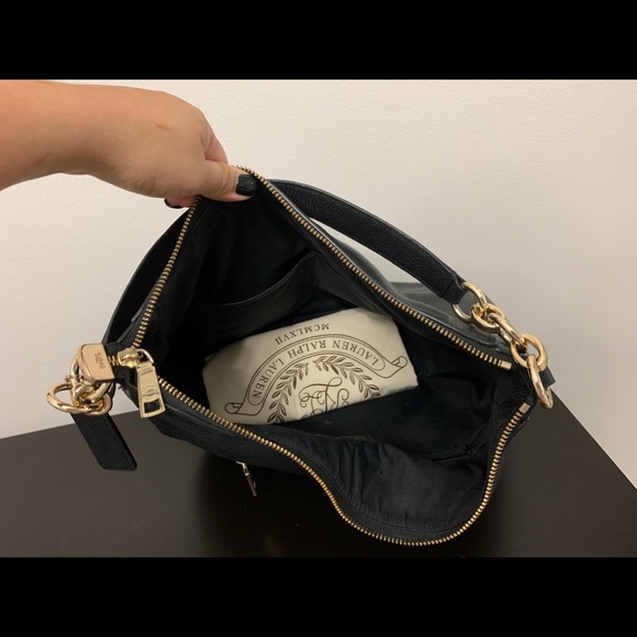 Coach Black Pebbled Shoulder bag - Picture 4 of 8